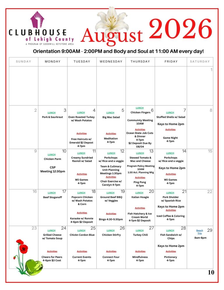 Monthly Calendar 1